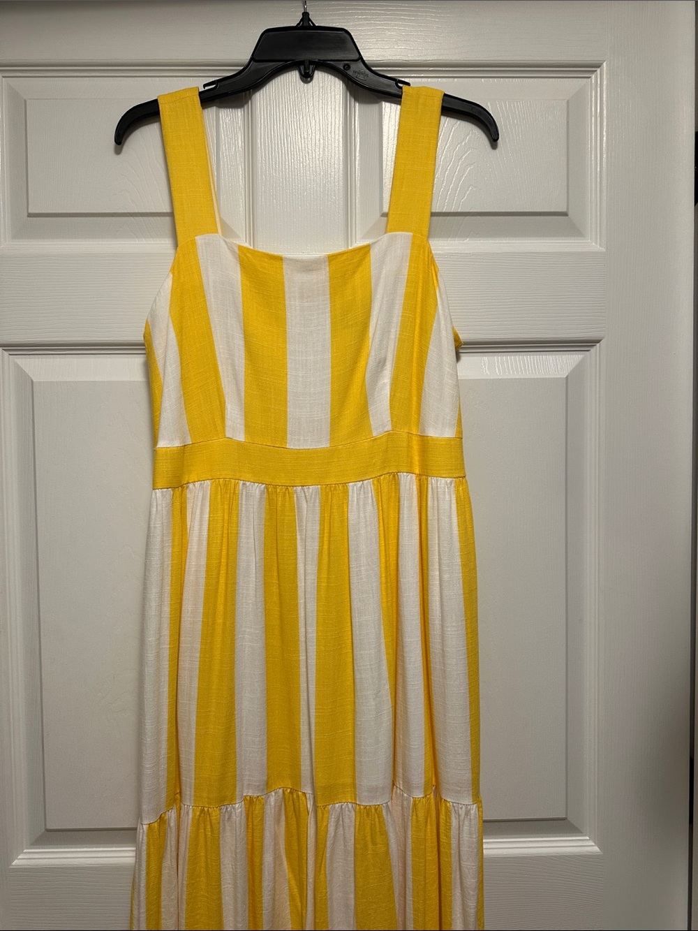 Ann Taylor Yellow and White Striped Women’s Sundress